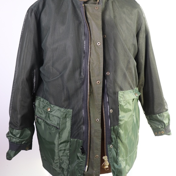 Vintage Lewis Creek Ducks Unlimited Collection Waxed Cotton Field Jacket - Picture 8 of 16